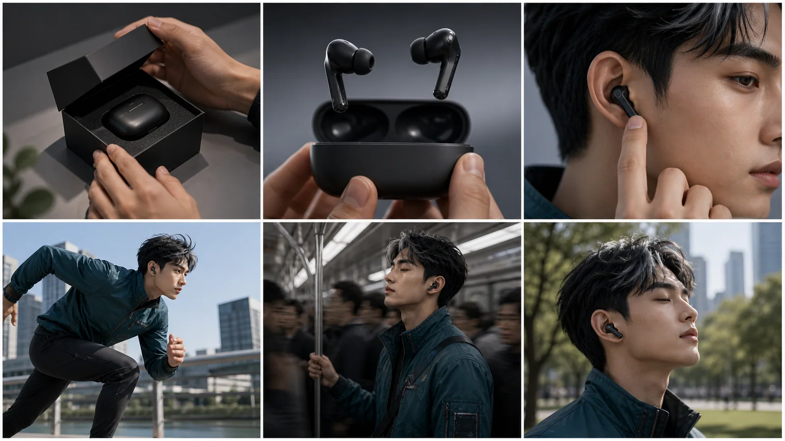 Earbuds Product Demo storyboard generated with LumiYing