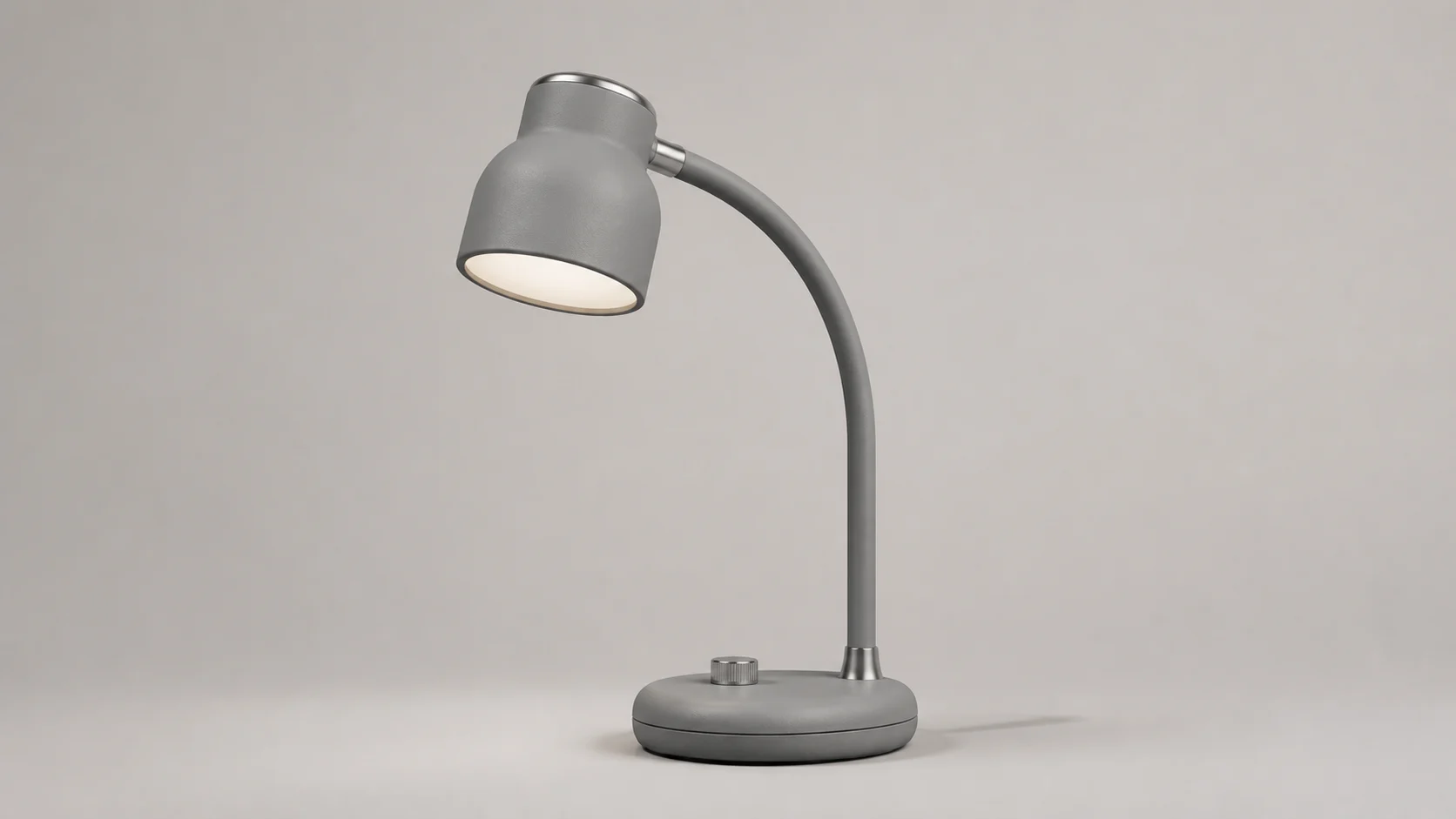After image for sketch to render with a clean matte desk lamp render